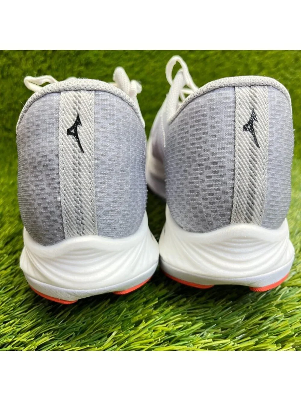 Mizuno Wave Rebellion Flash 2 Mens Size 10.5 White Gray Running Shoes Sneakers_6
